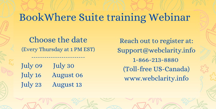 BookWhere Webinars